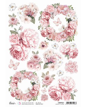 Ciao Bella Timeless Moments Rice Paper A4 Essence of Spring (5pcs) (CBRP521) (DISCONTINUED)