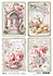 Timeless Moments Rice Paper A4 Timeless Moments Cards (5pcs) (CBRP517) (DISCONTINUED)