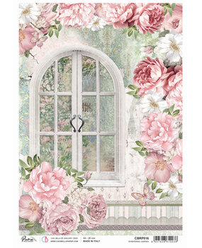 Ciao Bella Timeless Moments Rice Paper A4 Whispering Garden (5pcs) (CBRP516) (DISCONTINUED)