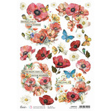 Ciao Bella Majestic Dream Rice Paper A4 Spring Sunshine (5pcs) (CBRP533) (DISCONTINUED)