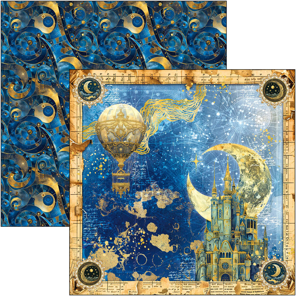 Ciao Bella Celestial 12x12 Inch Patterns Pad (8pcs) (CBT087)