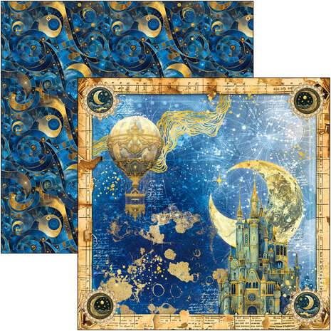 Ciao Bella Celestial 12x12 Inch Patterns Pad (8pcs) (CBT087)