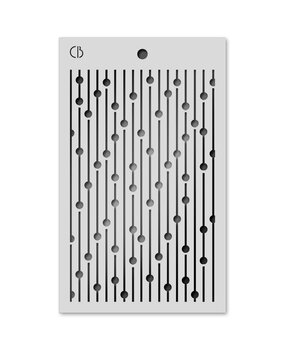 Ciao Bella Celestial 5x8 Inch Texture Stencil Bead Curtain (MS017) Ciao Bella Celestial 5x8 Inch Texture Stencil Bead Curtain (MS017)