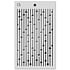 Celestial 5x8 Inch Texture Stencil Bead Curtain (MS017) Celestial 5x8 Inch Texture Stencil Bead Curtain (MS017)