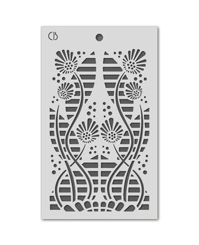 Ciao Bella Celestial 5x8 Inch Texture Stencil Tikal (MS066) (DISCONTINUED) Ciao Bella Celestial 5x8 Inch Texture Stencil Tikal (MS066) (DISCONTINUED)