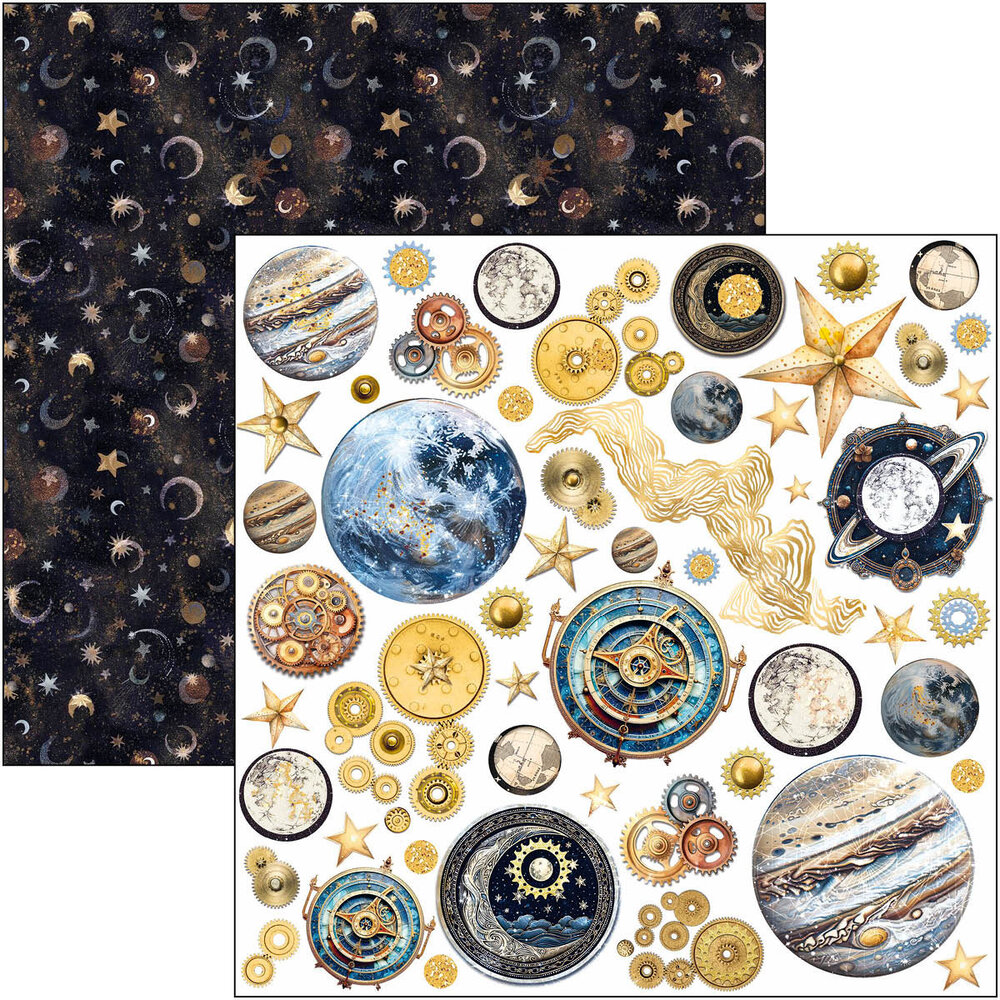 Ciao Bella Celestial 6x6 Inch Fussy Cut Pad (24pcs) (CBQE087) Ciao Bella Celestial 6x6 Inch Fussy Cut Pad (24pcs) (CBQE087)