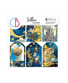Ciao Bella Celestial 6x6 Inch Vellum Fussy Cut (6pcs) (CBVQ026) Ciao Bella Celestial 6x6 Inch Vellum Fussy Cut (6pcs) (CBVQ026)