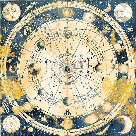 Ciao Bella Celestial 6x6 Inch Vellum Fussy Cut (6pcs) (CBVQ026) Ciao Bella Celestial 6x6 Inch Vellum Fussy Cut (6pcs) (CBVQ026)