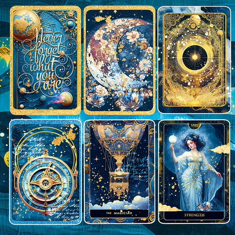 Ciao Bella Celestial 6x6 Inch Vellum Fussy Cut (6pcs) (CBVQ026) Ciao Bella Celestial 6x6 Inch Vellum Fussy Cut (6pcs) (CBVQ026)