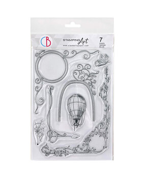 Ciao Bella Celestial 6x8 Inch Clear Stamps Frames (PS8007) (DISCONTINUED) Ciao Bella Celestial 6x8 Inch Clear Stamps Frames (PS8007) (DISCONTINUED)