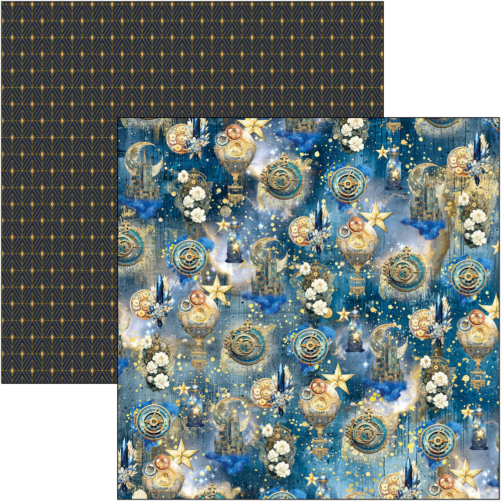 Ciao Bella Celestial 8x8 Inch Paper Pad (12pcs) (CBH087) Ciao Bella Celestial 8x8 Inch Paper Pad (12pcs) (CBH087)
