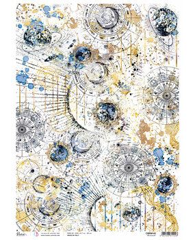Ciao Bella Celestial A3 Rice Paper Astronomy (3pcs) (CBRM142) Ciao Bella Celestial A3 Rice Paper Astronomy (3pcs) (CBRM142)