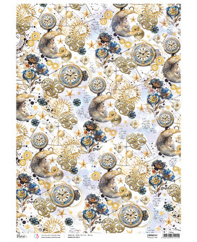 Ciao Bella Celestial A3 Rice Paper Timeless Time (3pcs) (CBRM141) Ciao Bella Celestial A3 Rice Paper Timeless Time (3pcs) (CBRM141)