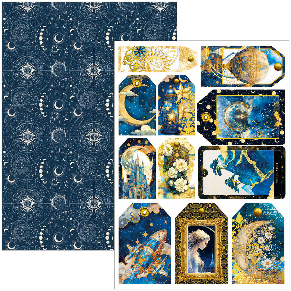 Ciao Bella Celestial A4 Creative Pad (9pcs) (CBCL087) Ciao Bella Celestial A4 Creative Pad (9pcs) (CBCL087)