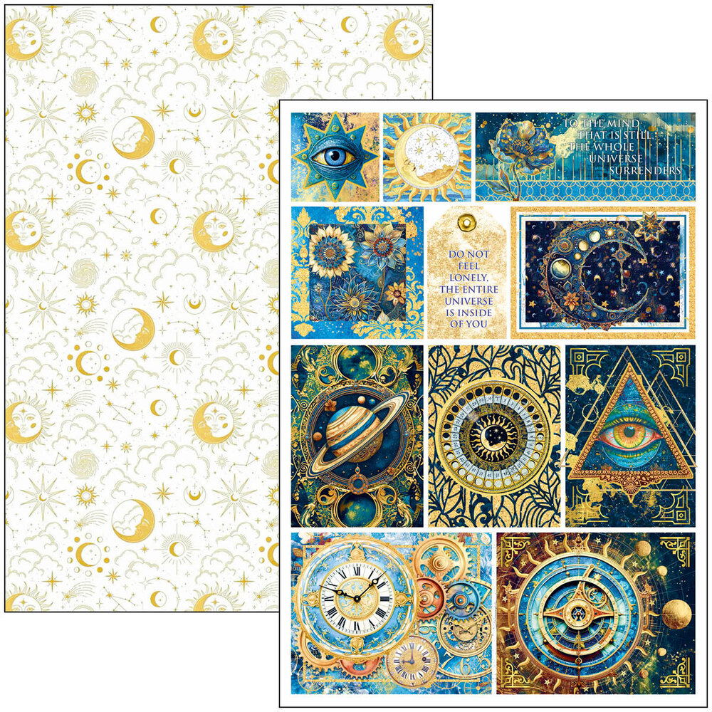 Ciao Bella Celestial A4 Creative Pad (9pcs) (CBCL087) Ciao Bella Celestial A4 Creative Pad (9pcs) (CBCL087)