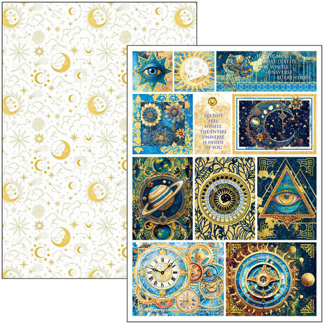 Ciao Bella Celestial A4 Creative Pad (9pcs) (CBCL087) Ciao Bella Celestial A4 Creative Pad (9pcs) (CBCL087)
