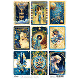 Ciao Bella Celestial A4 Rice Paper Astral Cards (5pcs) (CBRP551)