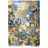 Ciao Bella Celestial A4 Rice Paper Moon's Flowers (5pcs) (CBRP547)