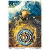 Ciao Bella Celestial A4 Rice Paper Shoot for the Moon (5pcs) (CBRP550)