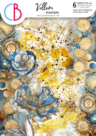 Ciao Bella Celestial A4 Vellum Paper Patterns (6pcs) (CBV026)