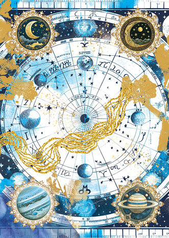 Ciao Bella Celestial A4 Vellum Paper Patterns (6pcs) (CBV026)