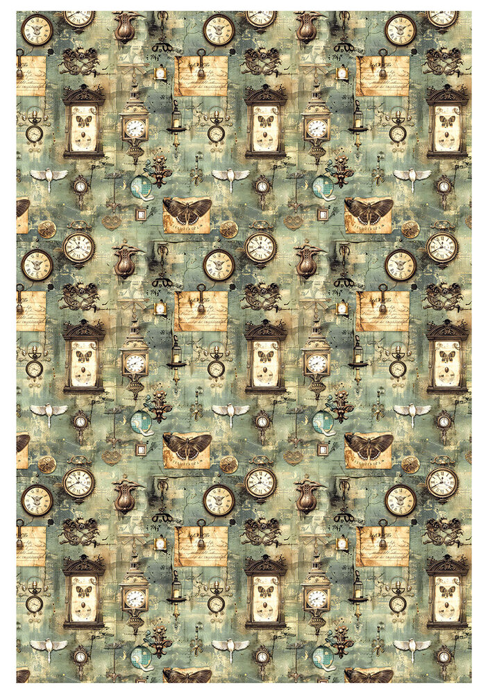 Ciao Bella Cabinet of Curiosites A4 Rice Paper Mixed (4pcs) (CBRA001)