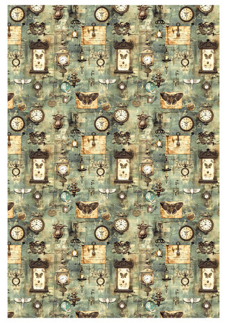 Ciao Bella Cabinet of Curiosites A4 Rice Paper Mixed (4pcs) (CBRA001)