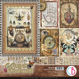 Ciao Bella Cabinet of Curiosities 12x12 Inch Paper Pad (12pcs) (CBPM085)