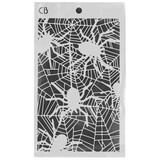 Ciao Bella Cabinet of Curiosities 5x8 Inch Texture Stencil Spiders (MSB028)