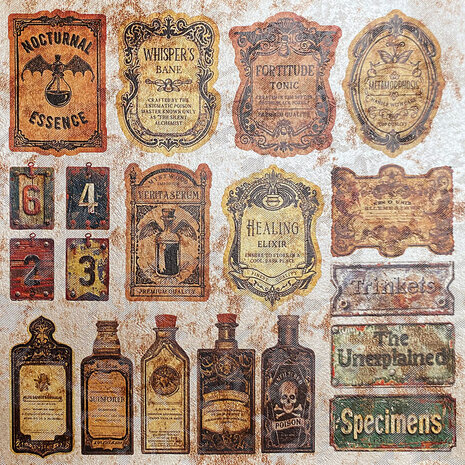 Ciao Bella Cabinet of Curiosities 6x6 Inch Deluxe Paper Pearl-Copper (5pcs) (CBDQ019) Ciao Bella Cabinet of Curiosities 6x6 Inch Deluxe Paper Pearl-Copper (5pcs) (CBDQ019)