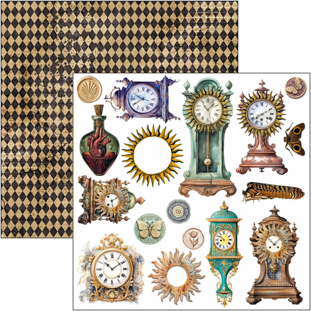 Ciao Bella Cabinet of Curiosities 6x6 Inch Fussy Cut Pad (24pcs) (CBQE085) Ciao Bella Cabinet of Curiosities 6x6 Inch Fussy Cut Pad (24pcs) (CBQE085)