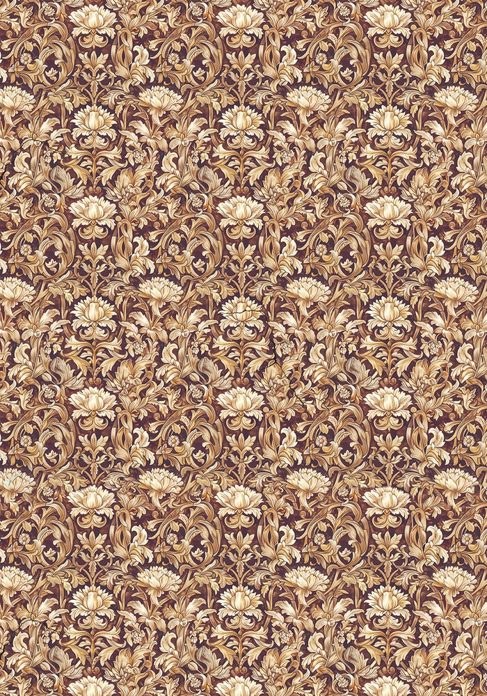 Ciao Bella Cabinet of Curiosities A3 Rice Paper Arabesque of Flowers (3pcs) (CBRM135)