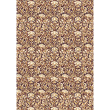 Ciao Bella Cabinet of Curiosities A3 Rice Paper Arabesque of Flowers (3pcs) (CBRM135)