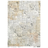 Ciao Bella Cabinet of Curiosities A3 Rice Paper What's the news? (3pcs) (CBRM134)