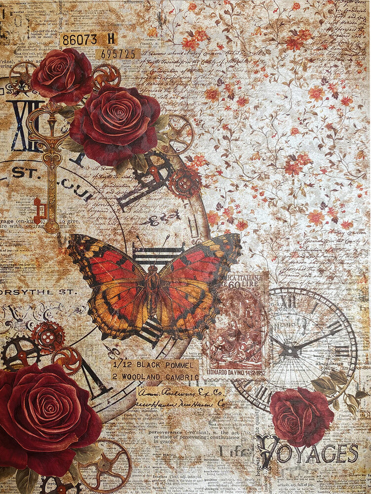 Ciao Bella Cabinet of Curiosities A4 Deluxe Paper Pearl-Copper (5pcs) (CBD019)