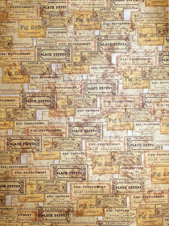 Ciao Bella Cabinet of Curiosities A4 Deluxe Paper Pearl-Copper (5pcs) (CBD019)