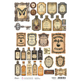 Ciao Bella Cabinet of Curiosities A4 Rice Paper Pharmacy (5pcs) (CBRP537)