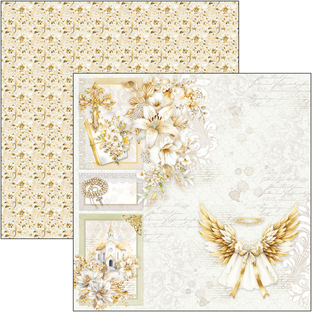 Ciao Bella Blessing Day 12x12 Inch Paper Pad (12pcs) (CBPM086) Ciao Bella Blessing Day 12x12 Inch Paper Pad (12pcs) (CBPM086)