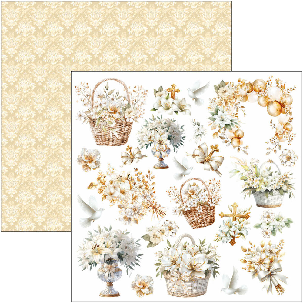 Ciao Bella Blessing Day 6x6 Inch Fussy Cut Pad (24pcs) (CBQE086) Ciao Bella Blessing Day 6x6 Inch Fussy Cut Pad (24pcs) (CBQE086)