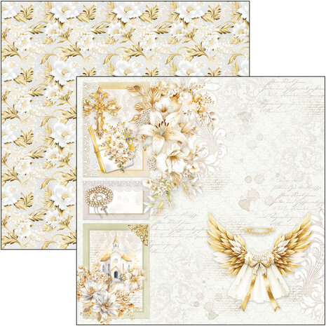 Ciao Bella Blessing Day 8x8 Inch Paper Pad (12pcs) (CBH086) Ciao Bella Blessing Day 8x8 Inch Paper Pad (12pcs) (CBH086)