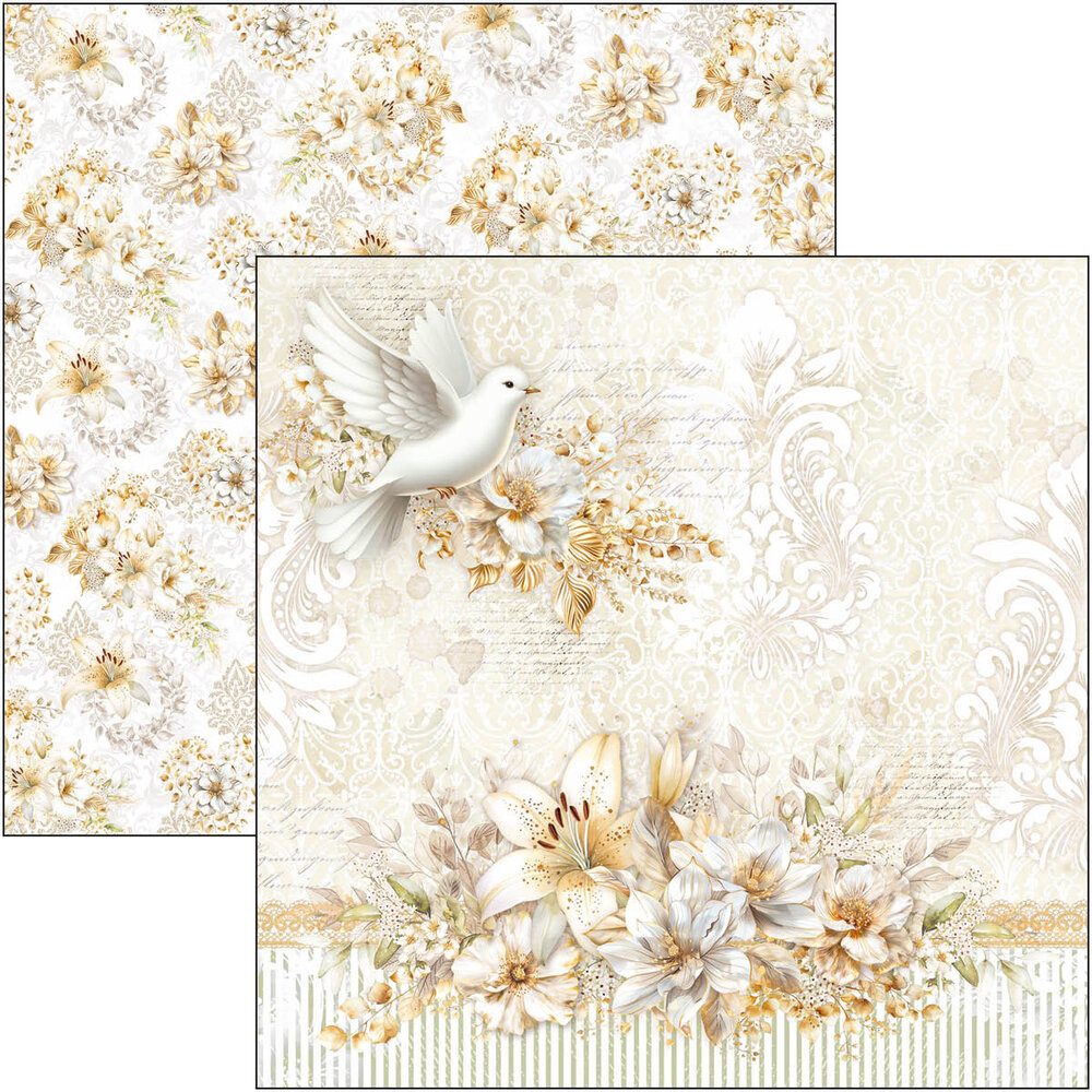 Ciao Bella Blessing Day 8x8 Inch Paper Pad (12pcs) (CBH086) Ciao Bella Blessing Day 8x8 Inch Paper Pad (12pcs) (CBH086)