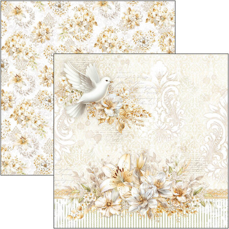 Ciao Bella Blessing Day 8x8 Inch Paper Pad (12pcs) (CBH086) Ciao Bella Blessing Day 8x8 Inch Paper Pad (12pcs) (CBH086)