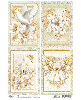 Ciao Bella Blessing Day A4 Rice Paper Blessing Cards (5pcs) (CBRP541) Ciao Bella Blessing Day A4 Rice Paper Blessing Cards (5pcs) (CBRP541)