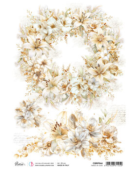 Ciao Bella Blessing Day A4 Rice Paper Tangle of Lilies (5pcs) (CBRP544) Ciao Bella Blessing Day A4 Rice Paper Tangle of Lilies (5pcs) (CBRP544)