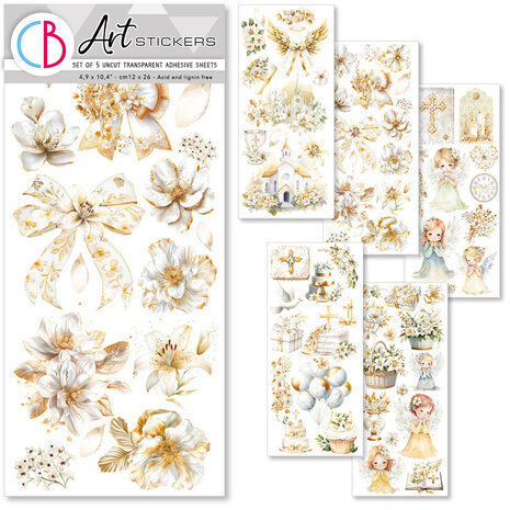 Ciao Bella Blessing Day Transparent Adhesive Sheets (5pcs) (CBI002) Ciao Bella Blessing Day Transparent Adhesive Sheets (5pcs) (CBI002)