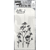 Stampers Anonymous Wildflower Tim Holtz Layering Stencil (THS035)