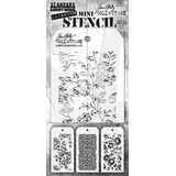 Stampers Anonymous Set #25 Tim Holtz Layering Mini Stencil (3pcs) (THMST025)