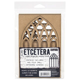 Stampers Anonymous Cathedral Windows Tim Holtz Etcetrera Chipboard (THETC015)