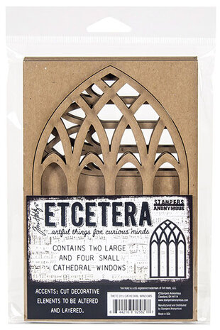 Stampers Anonymous Cathedral Windows Tim Holtz Etcetrera Chipboard (THETC015) Stampers Anonymous Cathedral Windows Tim Holtz Etcetrera Chipboard (THETC015)