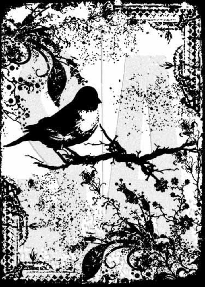 Stampers Anonymous Tattered Sparrow Tim Holtz Components Cling Mount Collage Stamp (COM031) Stampers Anonymous Tattered Sparrow Tim Holtz Components Cling Mount Collage Stamp (COM031)